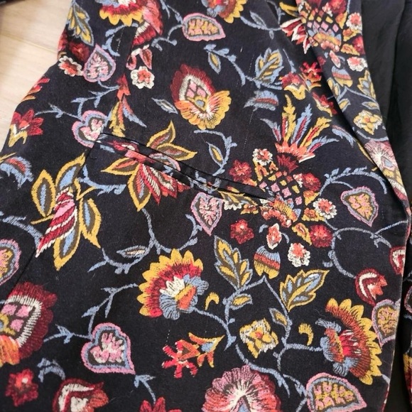 TopShop Floral Women's Jacket Blazer 12 - Picture 5 of 6